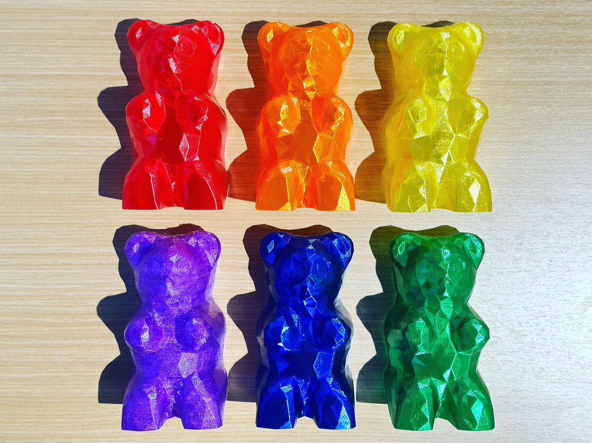 Makerwiz (@makerwiz) on Twitter photo Coming soon to our QR8T3D.COM store: Giant Low Poly Gummy Bears in Rainbow Colours! #3dmodel #3dprinting @makerwiz #3dpronter  #rainbow #lowpoly #gummybears #giftshop #makerwiz #qr8t3d #makersgonnamake Coming soon to our QR8T3D.COM store: Giant Low Poly Gummy Bears in Rainbow Colours! #3dmodel #3dprinting @makerwiz #3dpronter  #rainbow #lowpoly #gummybears #giftshop #makerwiz #qr8t3d #makersgonnamake