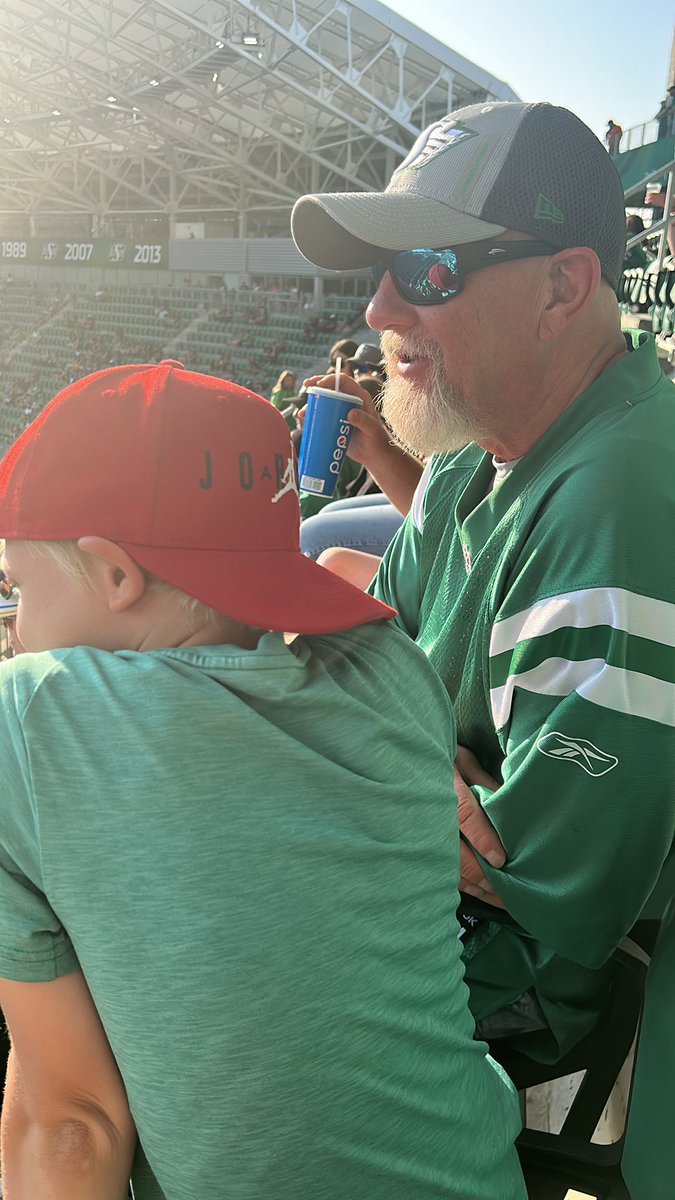 tyler_hillstead's tweet photo. Thanks Grandpa and Grandma for the game tickets! Let’s go Riders!#RIDERSlive https://t.co/UoBNjJmCjX