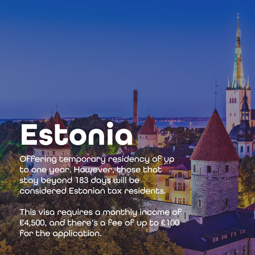 RemoteTribeLife's tweet photo. These four countries offer trouble-free digital nomad visas.
Like and make sure you RT this post ππ»
#dnvisa #digitalnomadvisa #visa #nomadvisa #eu #euvisas
Source: TheNextWeb https://t.co/cTiJomrlGC