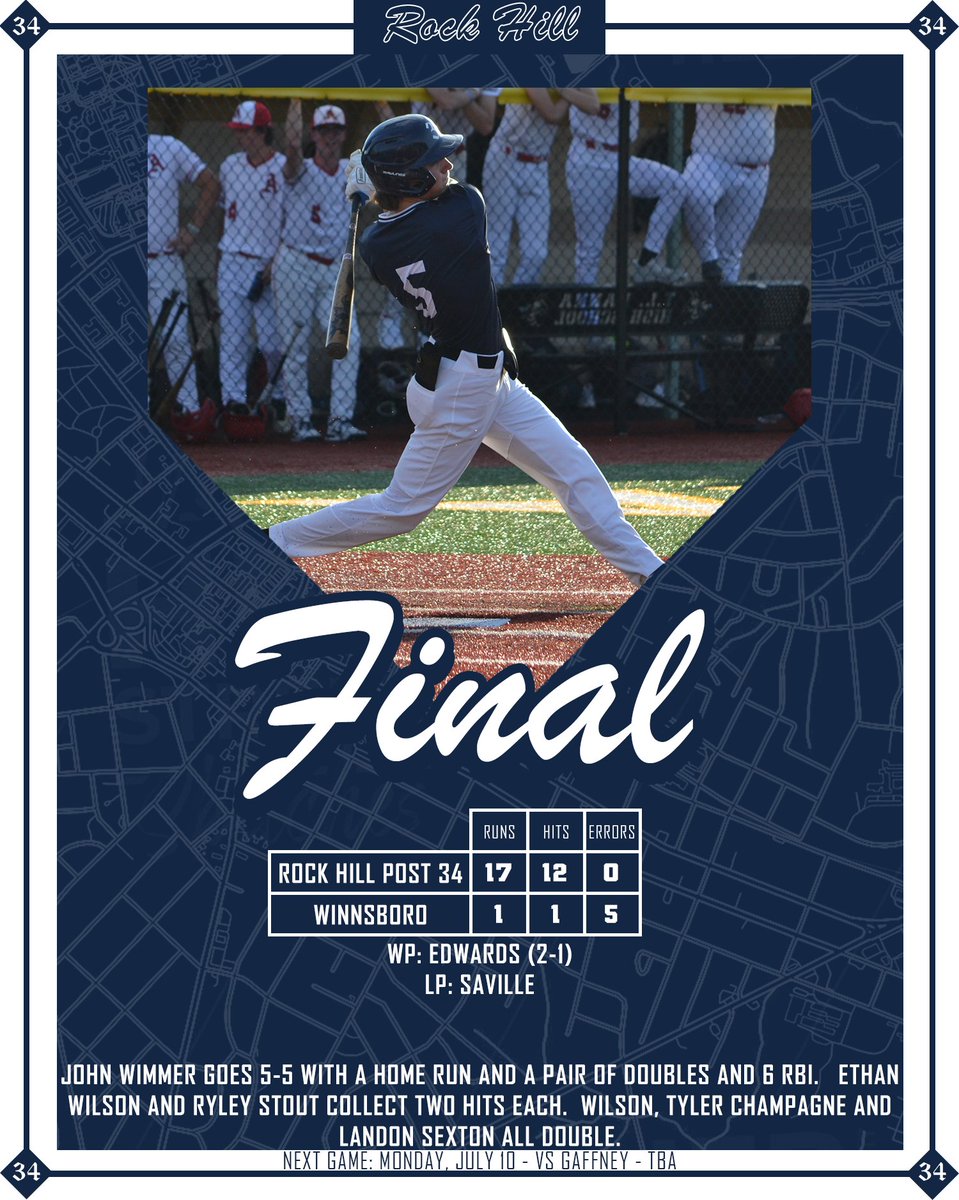 Rock Hill Post 34 tweet media