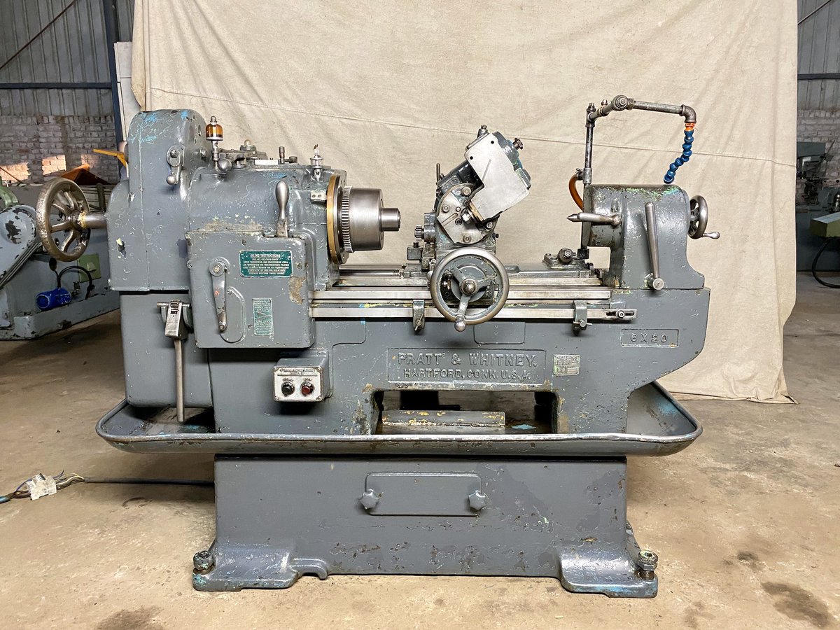 LibertyMetMach's tweet image. Thread Milling Machine - Pratt &amp;amp; Whitney (USA) - Job Diameter 6” x 20” Length of Job

#threadmilling #threadmillingcuttter #threadcutting #threadcutter #madeinusa #americanengineering #prattandwhitney #prattandwhitneymachines #gearmachine #gearmachinist #gearmachinery