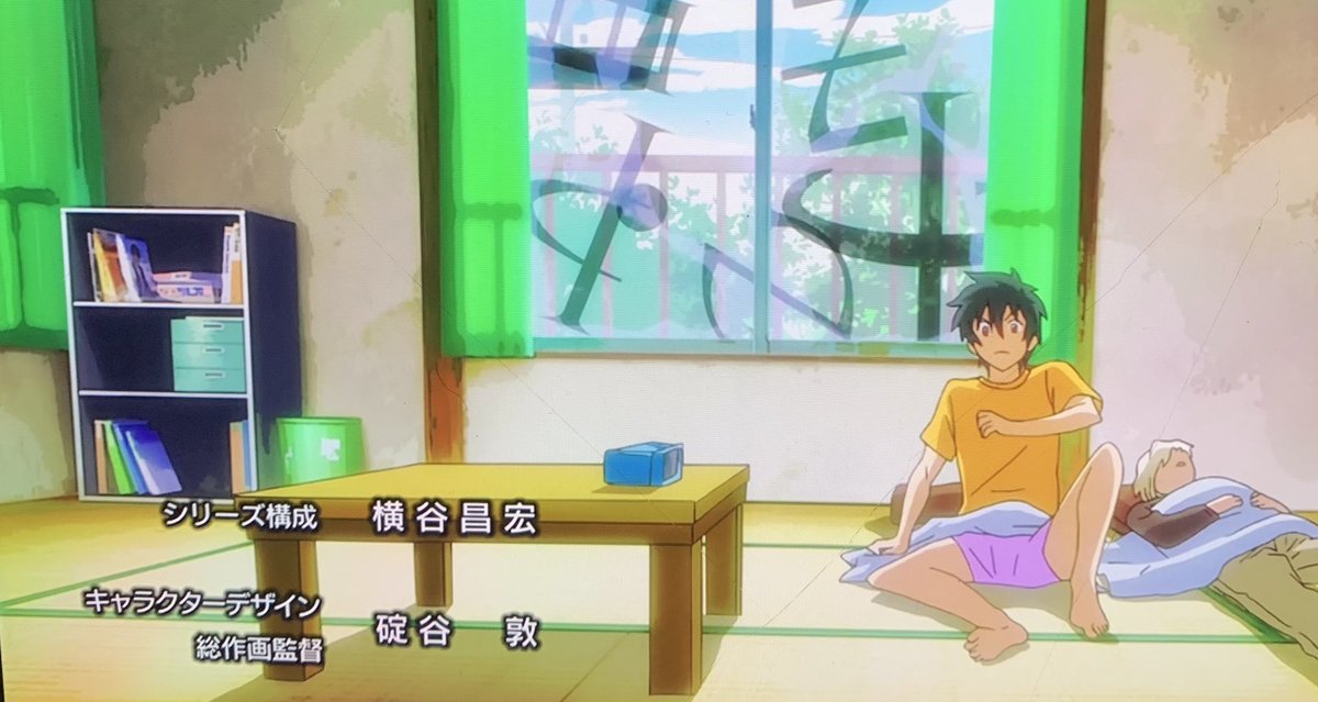 Shitpostinganim's tweet photo. Devil is a part-timer #day2 https://t.co/nQVWzu6Nra