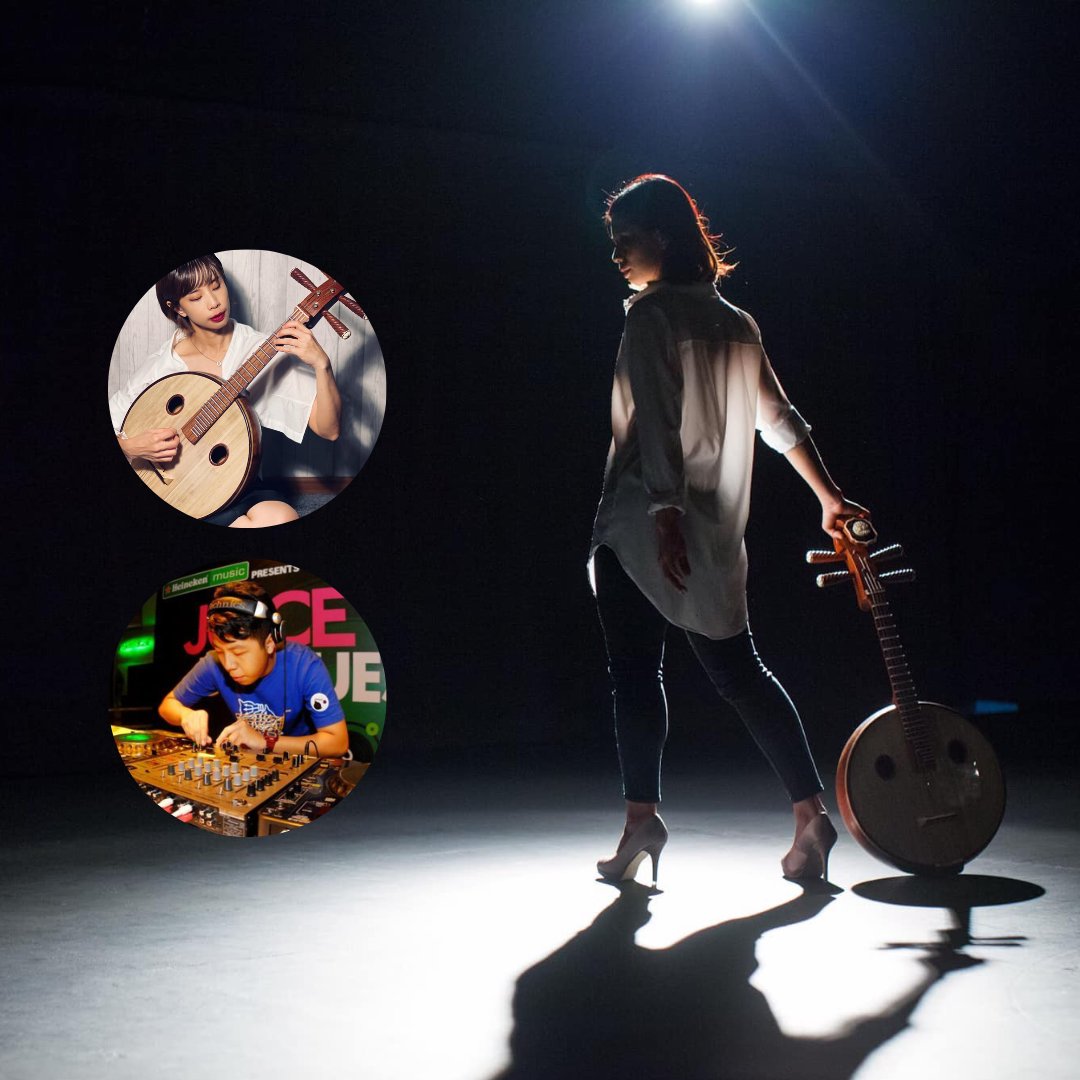 YSDArtsFest's tweet photo. #YSDAF 2023 brings you “When East Meets West,” an immersive cultural experience featuring ancient Chinese instrument #Ruan with #hiphop #music , performed by Eastward Groove Collective. Watch this space for more surprises from #YSDAF2023. https://t.co/X7A5DXxGOD