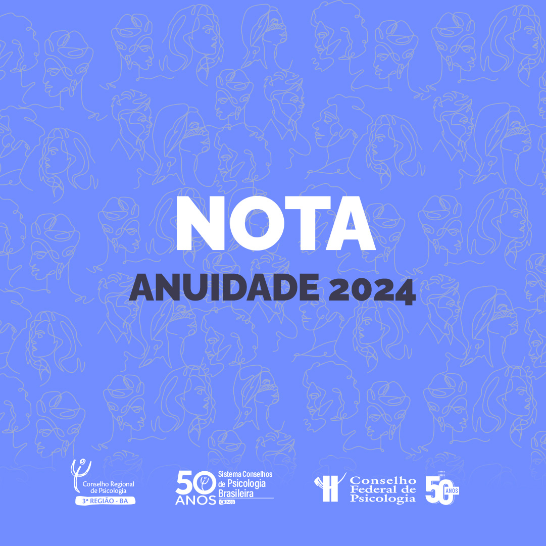 Conselho Regional de Psicologia da Bahia (CRP03) on Twitter "CRP03