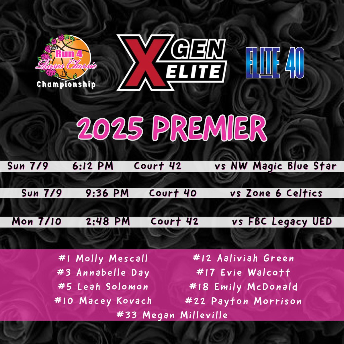 Louisville, you are stuck with us. We are staying until the 11th for the Run 4 the Roses Championship 🌹 Come check us out #xgenfam