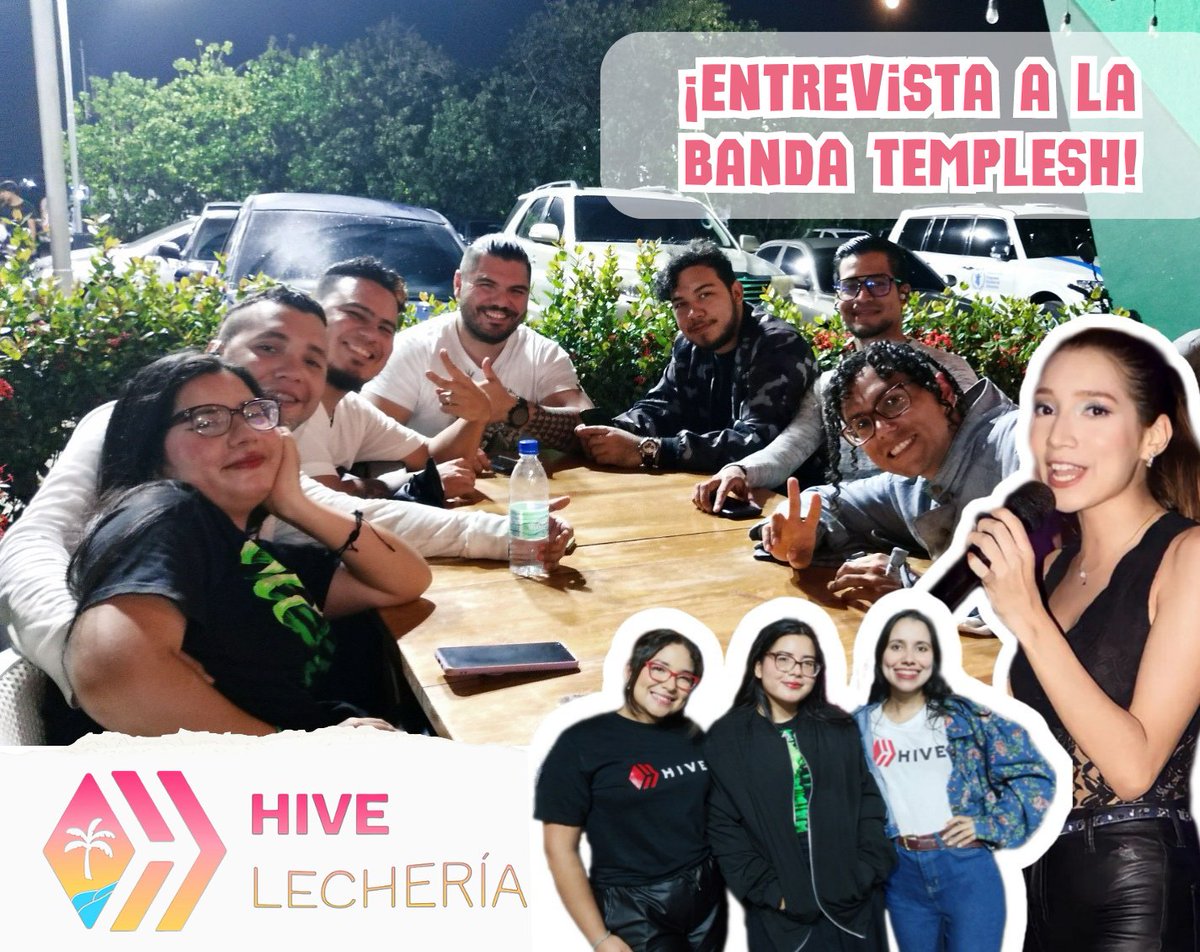 Parte del Team de Hive Lechería se fue al Festival Nuevas Bandas para entrevistar a la banda Templesh, integrada por hivers bastante talentosos de Anaco. También pudimos compartir con <a href="/lauqch/">𝗟𝗔𝗨𝗥𝗔 | ʟᴀᴜʀɪᴛᴀǫᴄʜ.ꜱᴏʟ</a>, integrante de <a href="/MonagasHive/">Hive-Monagas-Oficial</a>.

#Hive #Vlog #FestivalNuevasBandas

peakd.com/hive-145796/@h…