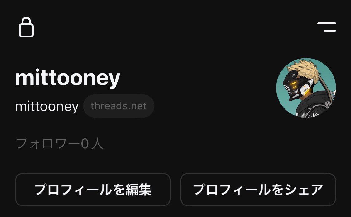 mittooney's tweet image. #Threadsはじめました