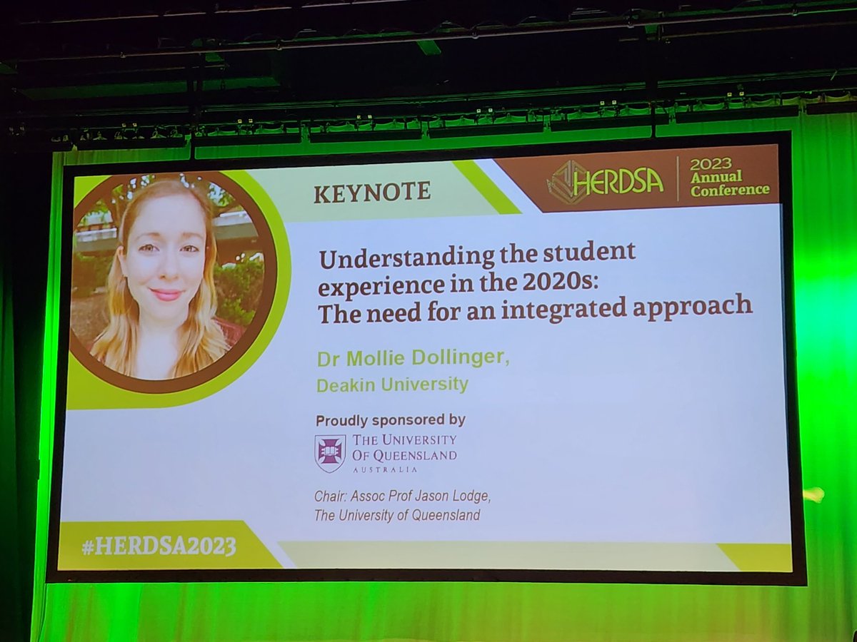 Sarah-Jane Gregory (@sj__gregory) on Twitter photo At the heart of higher education T&L - Student Experience. As always the charismatic & eloquent <a href="/molliedollin/">Mollie Dollinger</a> <a href="/Deakin/">Deakin University</a> challenging our ideas about the paradigm wars in HE & student experience evaluation #herdsa2023 At the heart of higher education T&L - Student Experience. As always the charismatic & eloquent <a href="/molliedollin/">Mollie Dollinger</a> <a href="/Deakin/">Deakin University</a> challenging our ideas about the paradigm wars in HE & student experience evaluation #herdsa2023