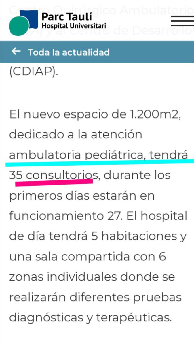 Falten PEDIATRES!
Falten PEDIATRES!
Falten PEDIATRES!
Falten PEDIATRES!
Ahhhhhhhhhh
NO ES AIXÒ...
Es que ELS PEDIATRES ENS ELS ROBEN DE L'INSTITUT CATALÀ DE LA SALUT!!
Menys personal sanitari públic i
Concentració de PEDIATRES AL TAULÍ.
AIXÍ NO!!!
Volem Proximitat!
#PEDIATRIA