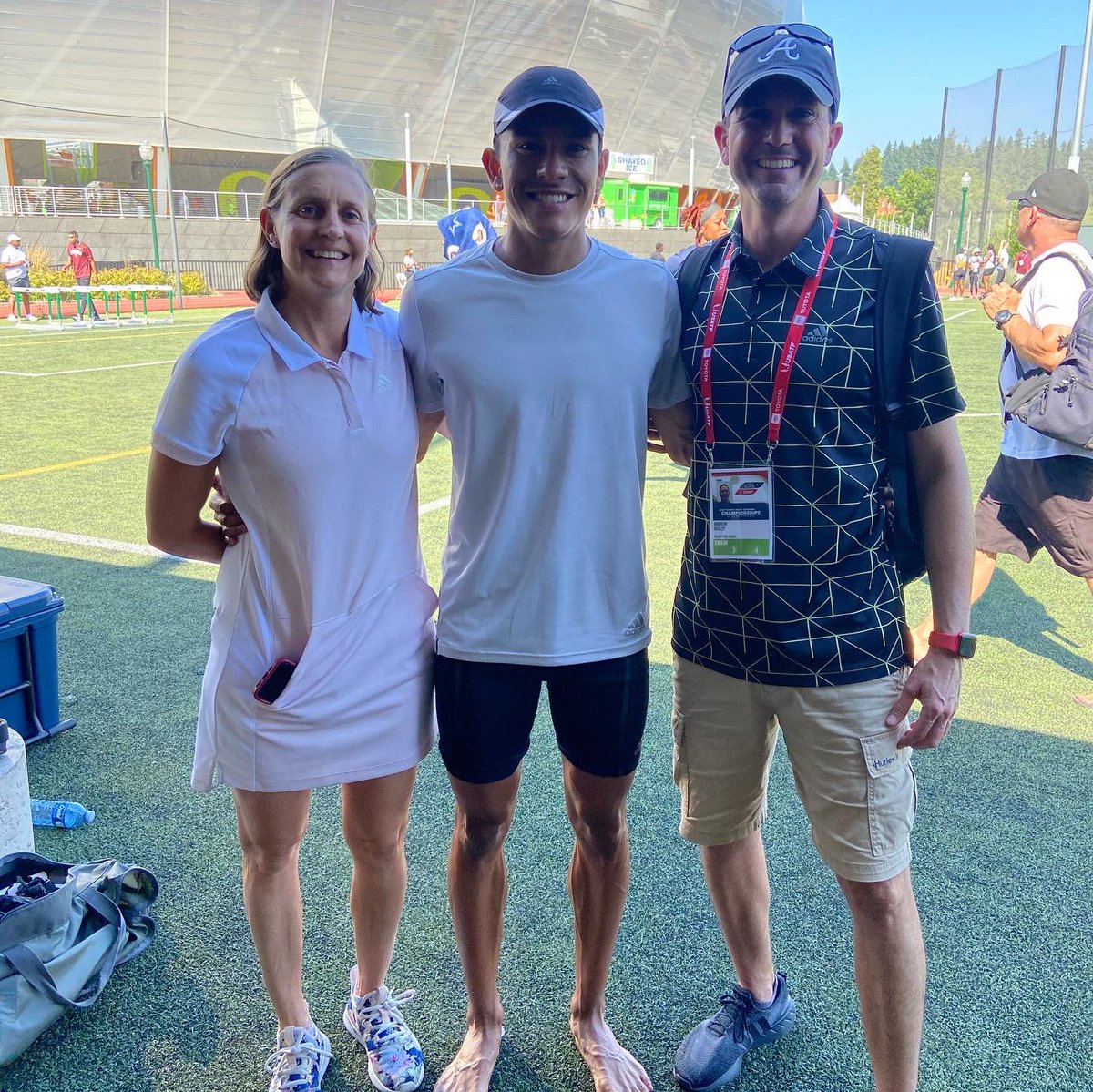 Onto the 800 Semifinals tmw 👊! #USATFOutdoors #Championship