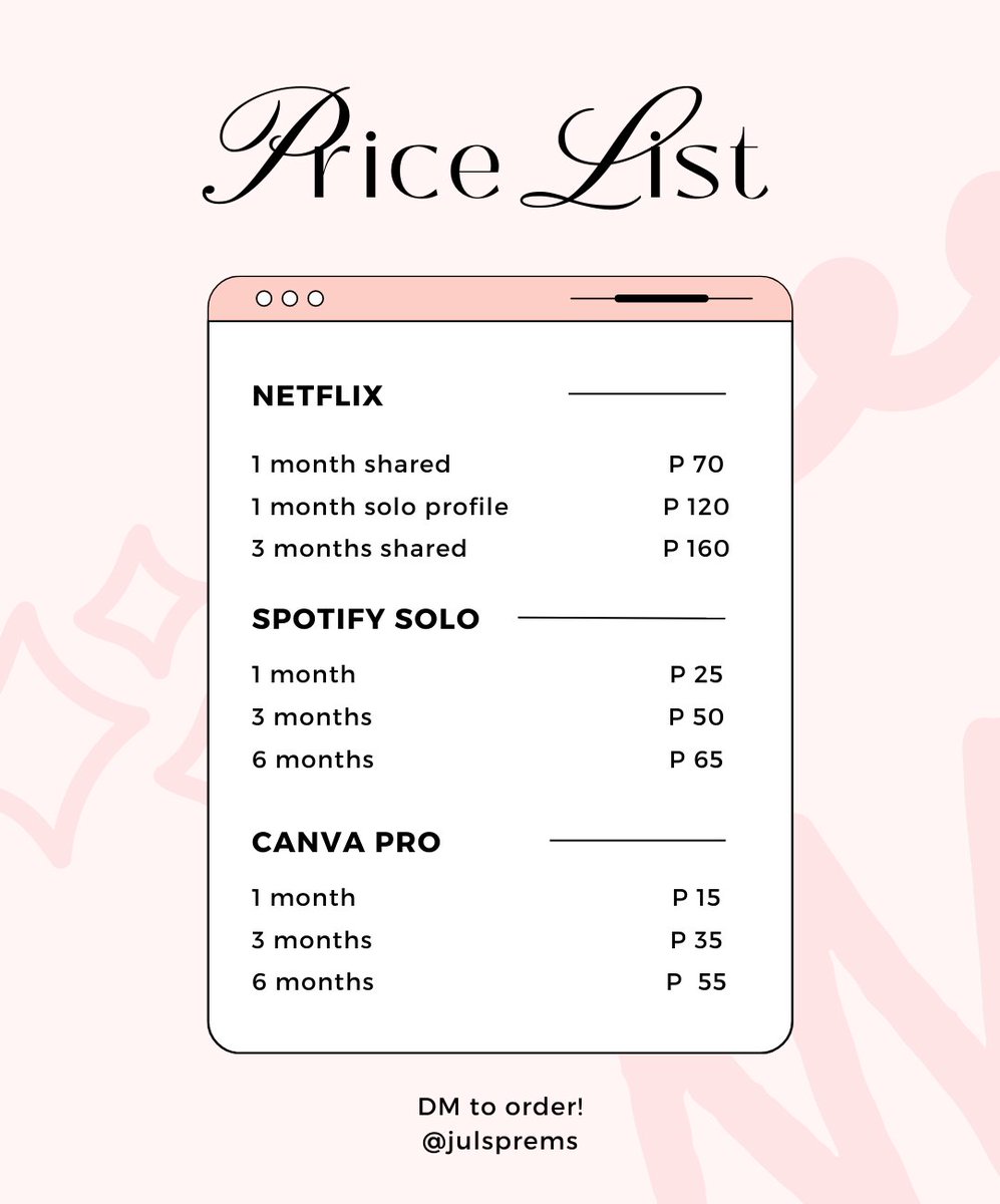 hooncoll's tweet photo. premium accounts available 🧚
💌 dm @julsprems to avail

wts lfb ph prem account acc netflix nf solo shared spotify canva pro youtube yt music disney plus disney+ https://t.co/dtLqTRfl0h