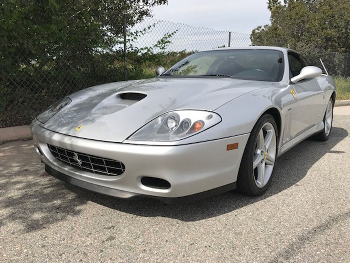 StuttgartStudio's tweet photo. Out the door went this window sticker for a 2004 Ferrari 575 Maranello.  These cars are really coming into their own. Enjoy! #windowsticker #monroney #maranello #italy #frontengine #prancinghorse #575M https://t.co/o8qynDZWns