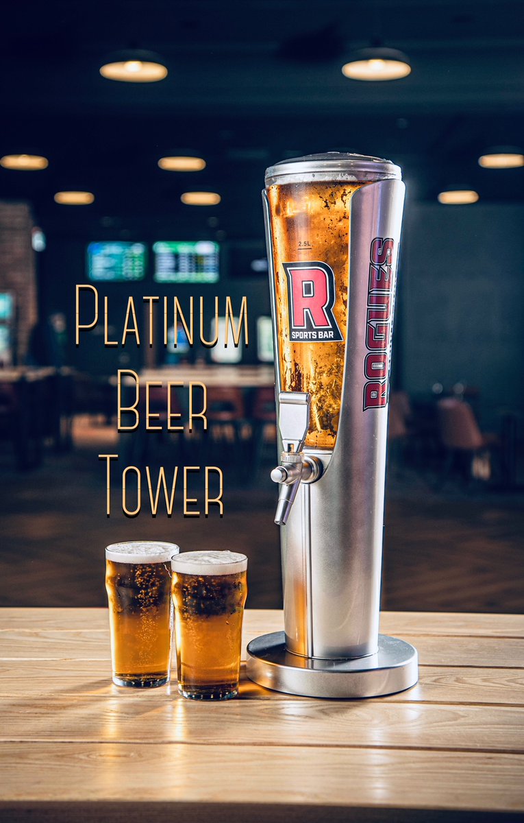 Our 'Platinum Beer Towers' are the coolest Beer Towers in the land! 🍻 #beertowers #beertubes