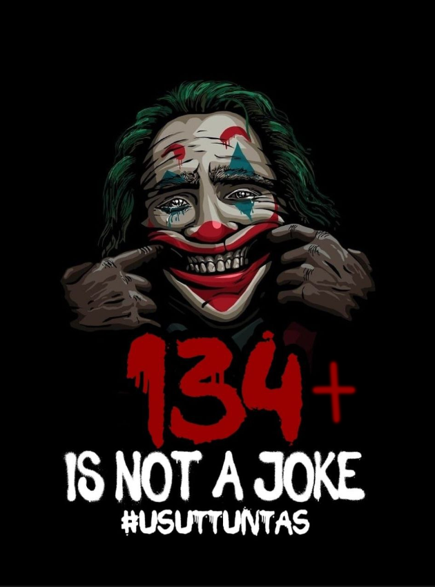 135+ korban belum dapet keadilan
8 orang masih belum dilepaskan

lalu masih mau berjingkrak bersorai ?