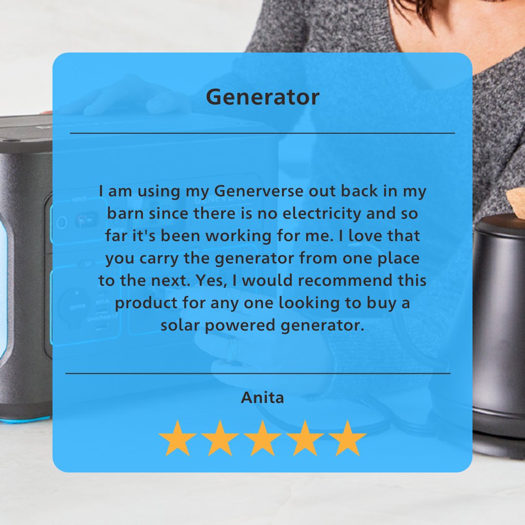 geneversepower's tweet image. Our #portable #solargenerators can be used almost anywhere. From backup #emergencypower to powering sheds and even barns, you get access to portable #energy when you need it the most. 

Read this review of the #HomePowerOne.