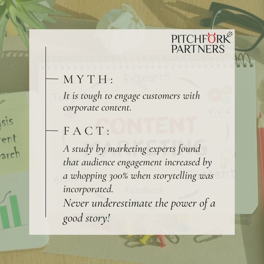 PitchforkLLP's tweet photo. Your bi-weekly shot of #MythBusters is back.
#ContentFacts #CorporateContent #QualityContent #PRPros https://t.co/jLAFsSxx5w
