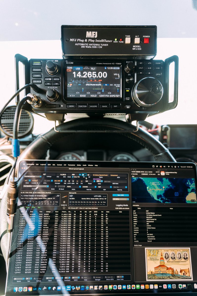 Blue_Collar_Ham's tweet photo. Pretty good mix snagged a couple days agoโฆ All within 35mins and erratic propagation. Iโve been needing Massachusetts for a while ๐
#HamHarder #LogEasier #POTA #ThePeoplesRadio #icom #20m #HF #StraightChillin #K6446 #CQCQ https://t.co/hBnYoEuD94