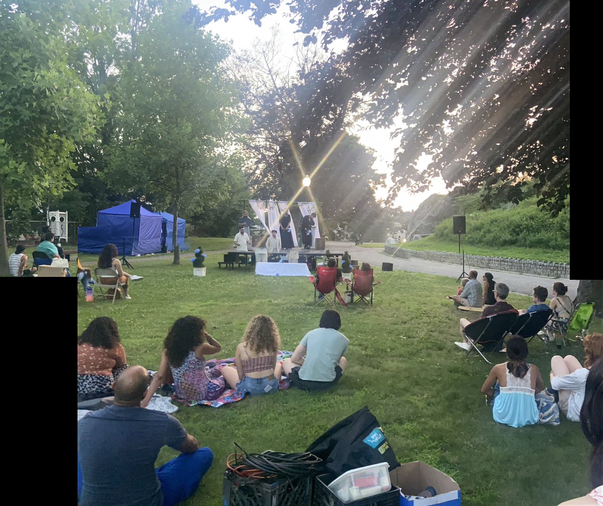 MariaForCF's tweet image. Perfect night for Teatro en el Verano. Presented by @RILatinoArts and @trinityrep. Gracias @martavmarta and @kufacastro for bringing the arts into our communities.