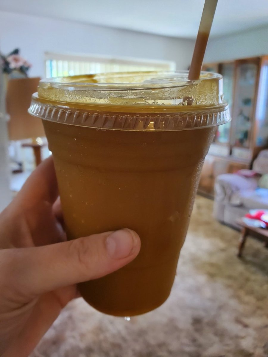 Gin_Price's tweet photo. Dear #Costco

Yuck.

And the color is reminiscent of my newborn's poo. Not even the health benefits of no added sugar or preservatives can make it appealing. https://t.co/ZZOqIF3OF7