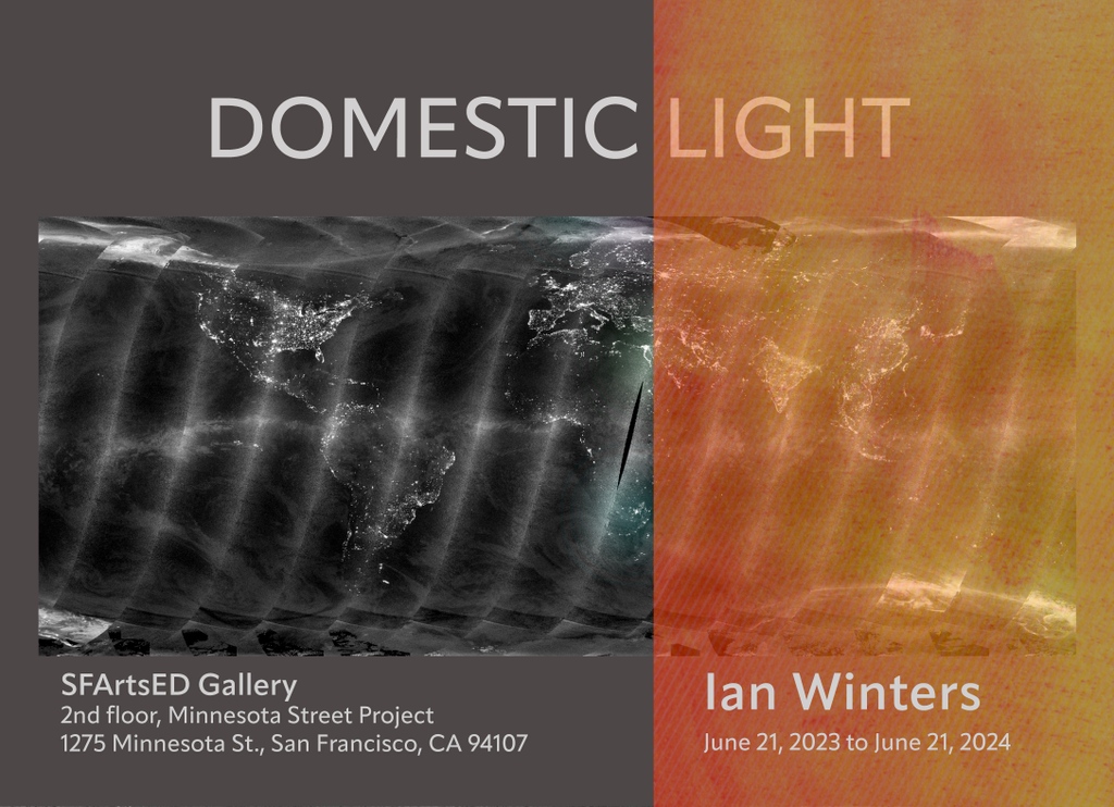 info_iw's tweet photo. 7/8/23 Opening. Over the course of Domestic Light, as a view into the vast range of human / natural landscapes covered worldwide I'll be sharing the satellite view of sensor locations
⁠
3p-6p at 1275 Minnesota St. SF, CA. 

https://t.co/FvFwWrU0Xf https://t.co/02LD3as1GX