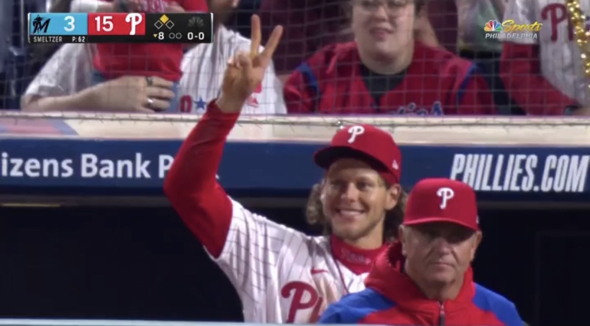 Phillies's tweet photo. mood after being the first to sweep the Rays https://t.co/iNjoYGfvaL