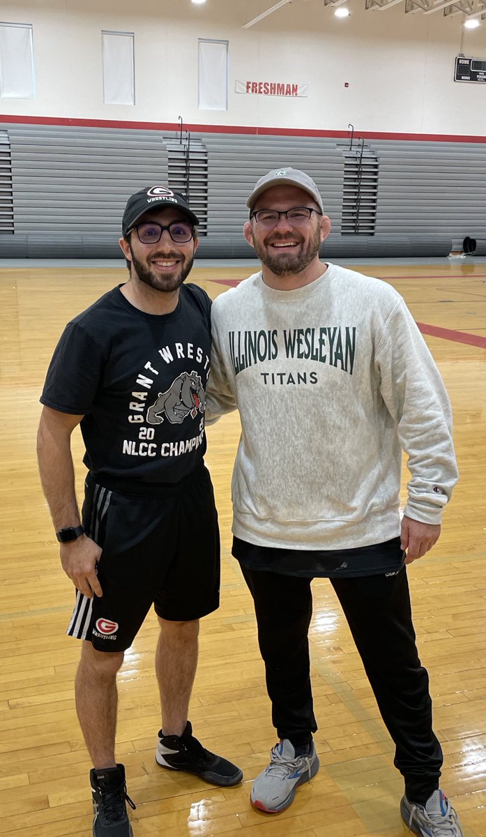 Grantwrestling1's tweet image. Grateful to have Illinois Wesleyan Head Coach @thebrettrobbins in the house tonight! Great technique and message to our kids about setting the pace of your life on and off the mat. Looking forward to watching him build a powerhouse at Illinois Wesleyan.

#FoxLakeTough #SetThePace