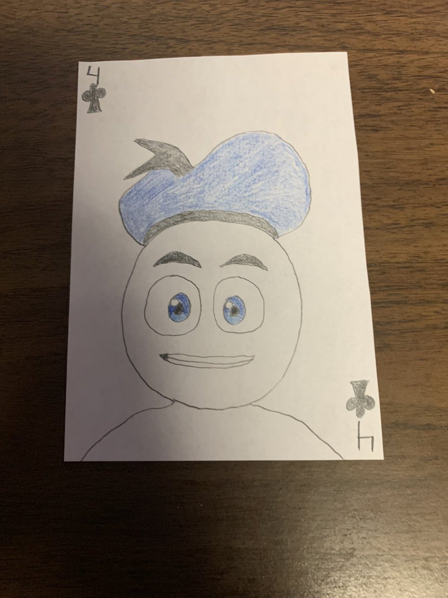 MoonBean_Shadow's tweet photo. The 4 of Clubs https://t.co/o1gDEAN7cj
