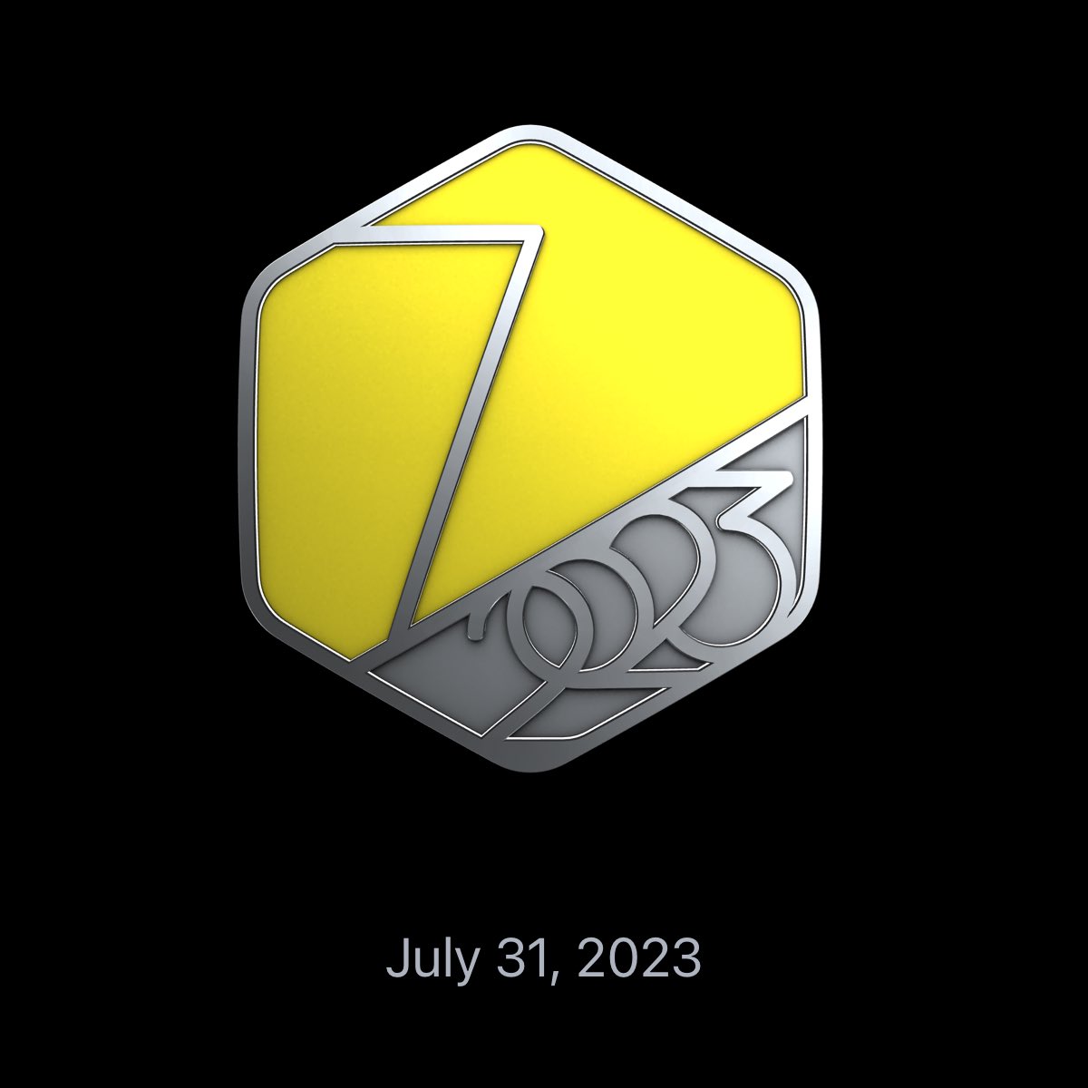 I earned this award by winning my July Challenge already! #AppleWatch