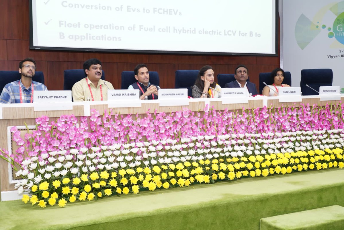 mnreindia's tweet image. The Technical Session on &quot;Start-ups in Hydrogen&quot; held on Day 2 of #ICGH2023 shed light on the future of India in the Green Hydrogen sector. This session showcased an exceptional array of Hydrogen-led start-ups, including: