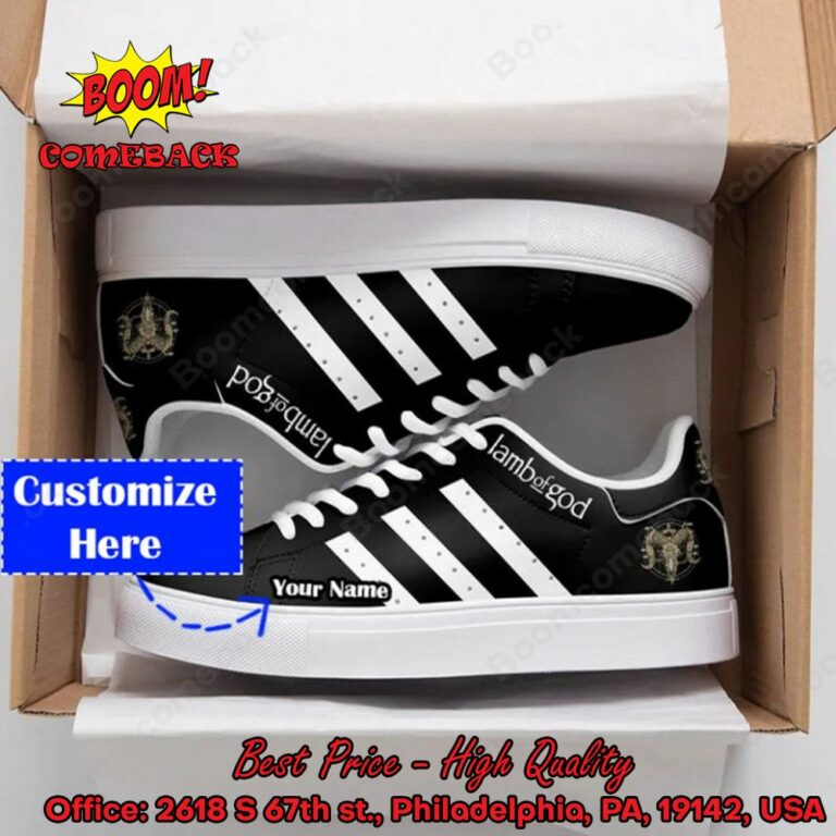Lamb Of God Personalized Name Custom Adidas Stan Smith Shoes