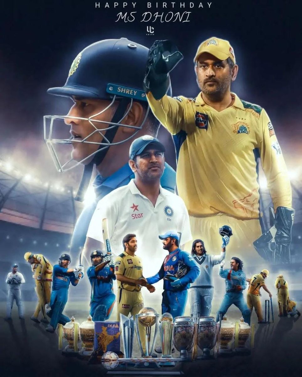 DHONIism's tweet photo. MSD ICON OF WORLD CRICKET

#HappyBirthdayDhoni | @msdhoni https://t.co/eHS31eO0ce