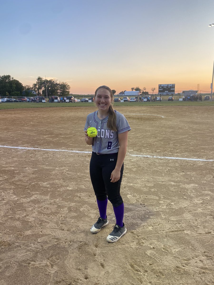 One highlight from tonight, Abby hit her first home run! (3rd pitch of the game!!!)