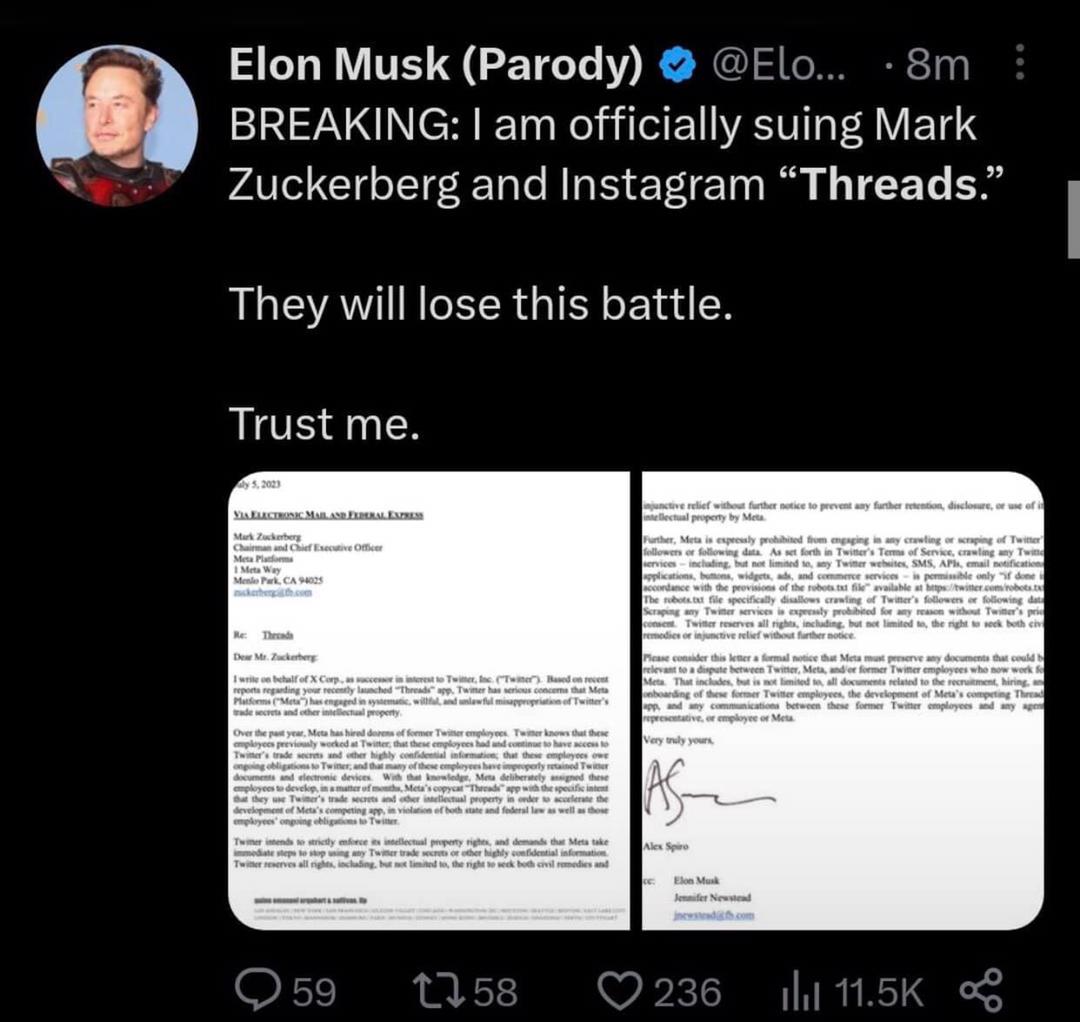AgapeVictorious's tweet photo. If you were @elonmusk would you do the same?

#BattleofBillionnaires https://t.co/GUZNdj9Mgh