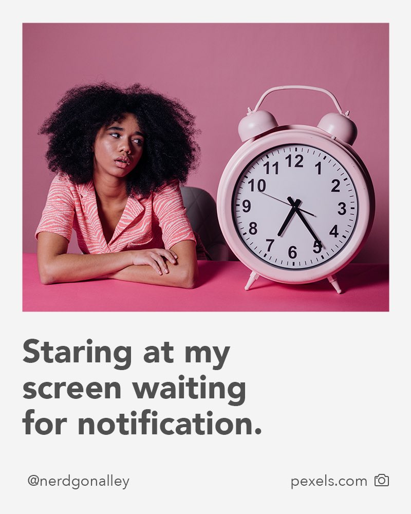 NerdgonA's tweet photo. Staring at my screen waiting for notification. 👁️

#StockPhoto #meme #nerdgonAlley #memes #stupidmemes #sarcasm #entertaining #wtfmeme #memehearted #crazymemes #memehumor #memeculture #memedose #unusualmeme https://t.co/ODxeo7j1X3