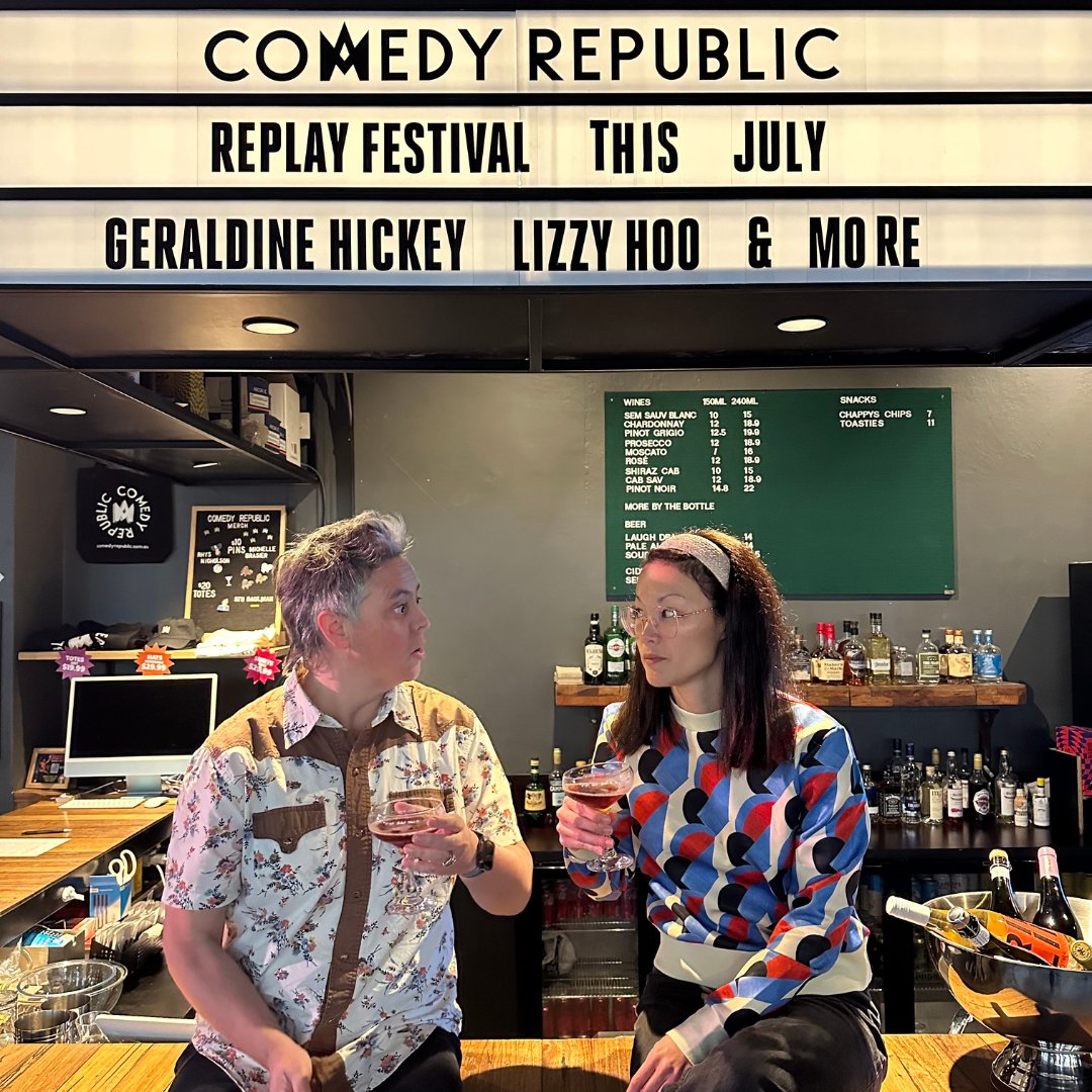 Melbourne you lucky things, @geraldinehickey and @lizzyhoocomedy are both bringing their Melbourne Comedy Festival shows back as part of @comedyrepublic_'s Replay Festival. Get in quick to snap up your tickets! 🎟️comedy.com.au 📸 @comedyrepublic_
