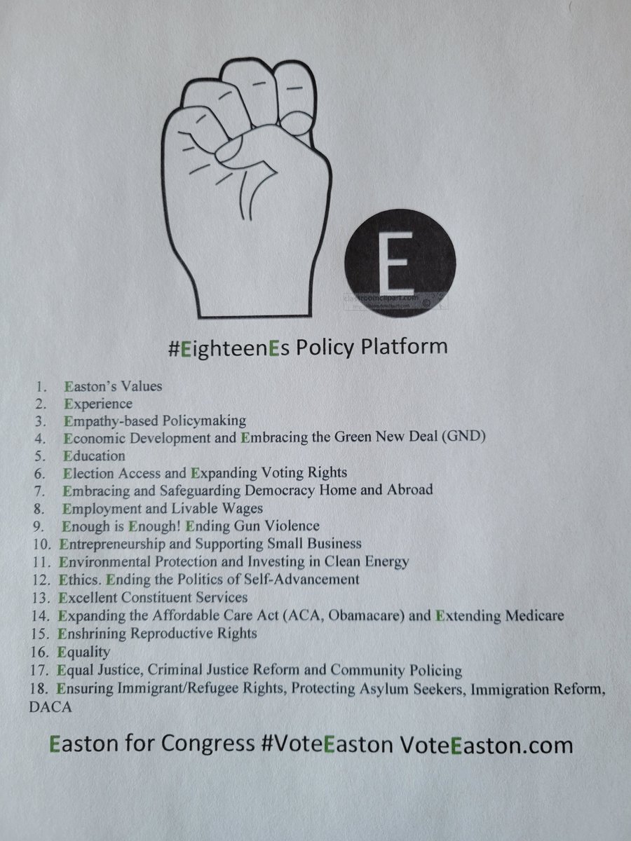 Hey, #DeschutesRiverWoods #inBend! Check out my #EighteenEs policy platform and why I’m running to represent you in #Congress at VoteEaston.com
-Kevin (your former neighbor on Choctaw Rd.--1987 to 1993)

#BendOR #DeschutesCo #VoteEaston #OR05 #Oregon #DCCC #DRW #orpol