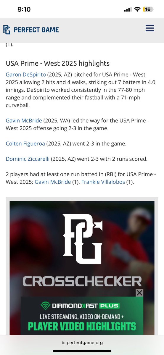 colt_figueroa's tweet photo. USA Prime - West
WWBA in Georgia. We had to make some adjustments &amp; got the hits going. https://t.co/WfTkRsmJqq