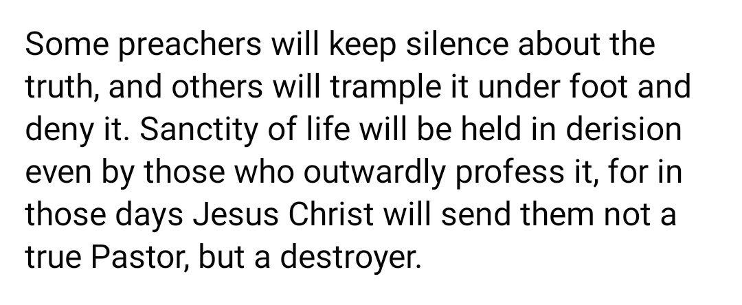 marymar49743095's tweet image. St. Francis of Assisi Prophecy:

“A Man, not Canonically Elected, will be raised to the Pontificate… In those days Jesus Christ will send them not a true Pastor, but a Destroyer.”