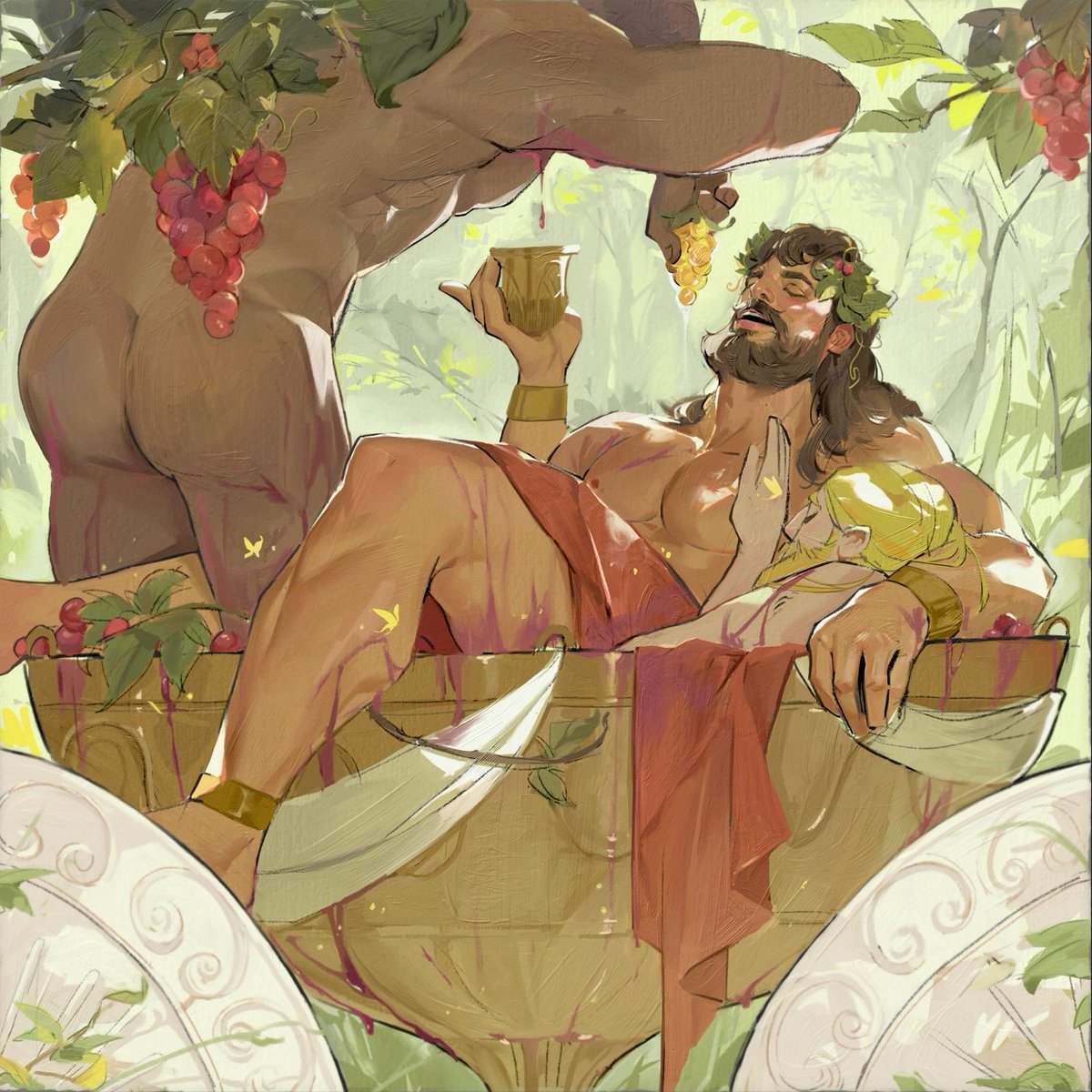 jinhallz's tweet photo. Before everyone leaves here, just want to promote the art I did for the book Gods. It's on presale now! 
https://t.co/tDLBSr396k https://t.co/zIw5Ms7uVG