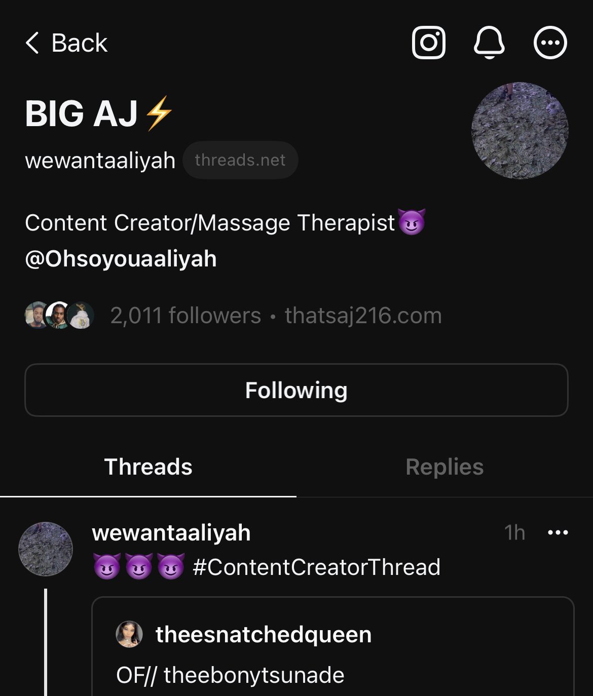 AJ⚡️ on Twitter: "Drop y’all threads 🪡 https://t.co/KWQEnR7vPk" / Twitter