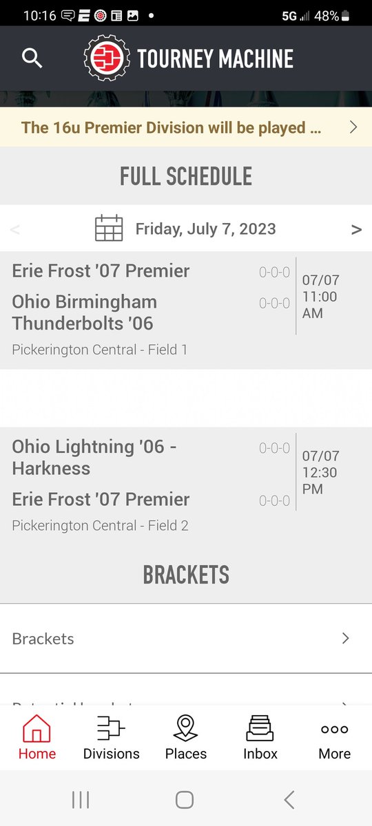 ErieFrost07Prem's tweet photo. Rains have pushed us back tomorrow.  Same schedule on Saturday. https://t.co/zLnFyhU0OW
