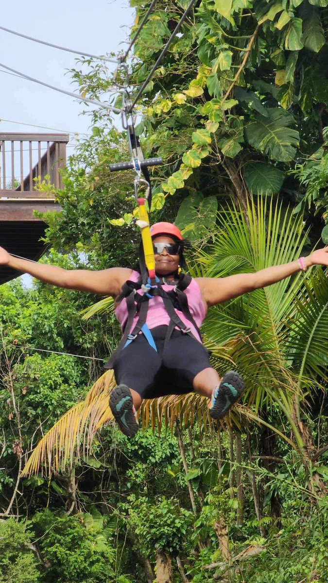Ziplining in St. Thomas today was So.Much.Fun!