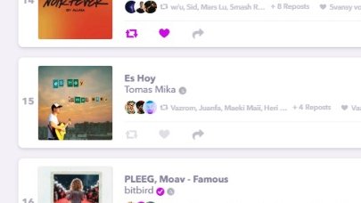 Tal vez para vos no sea nada.. 

Pero un tema EN ESPAÑOL de un músico 100% independiente trendeando fuerte en una de las principales plataformas mundiales de #onchainmusic como lo es @AudiusProject más allá de que sea yo u otro, es algo para celebrar! 🍾

audius.co/tomasmika/es-h…