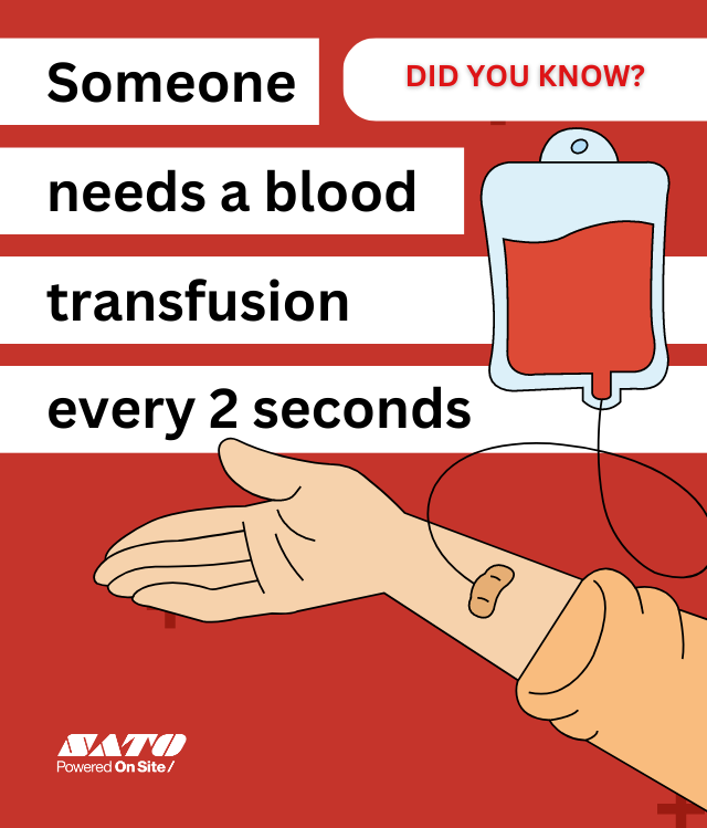 satothailand's tweet photo. Did you know?
One #donation can save three lives?
#PJMRFID enables #BloodBag Tracking from donation to #transfusion, helping blood organizations increase visibility and optimize blood inventory.
https://t.co/3jW0QDrpPY
#DonateBlood #GiveLife #ThaiRedCross #ThaiRedCrossSociety https://t.co/cRb2eGq2lg