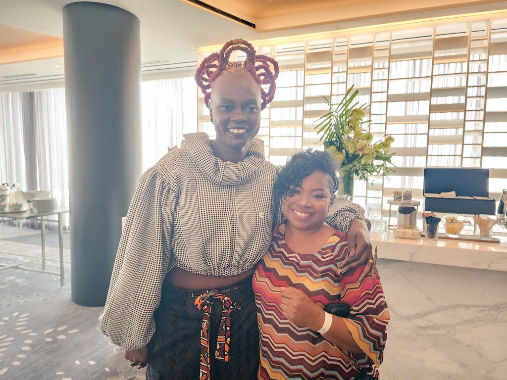 iamletita's tweet photo. I love when I'm in a space of serving my clients and a while focused on them God says here's something you asked me for.  Meeting @wangawoman made my day. Thank you for the conversation. As promised I sent you a message on LinkedIn since I couldn't stay to connect with your CoS. https://t.co/g5jdaOuj05
