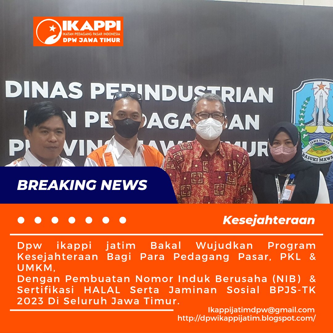 Yuuukkkkkk...!
HALAL in Menu Kamu Sekarang ! Meledaaakk😏
BERSAMA <a href="/dpw/">Paul Williams</a>.ikappi.jatim 

#halal #umkm #pedagangkakilima  #pedagangonline  #pedagangpasar #ayobelanjakepasartradisional #dinaskoperasijatim #disperindagjatim #dpwikappijatim #ikappi #jawatimur #jawatimurbangkit