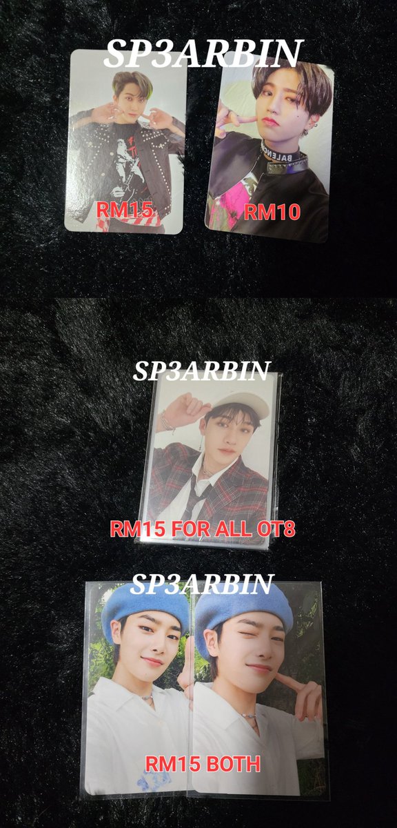 sp3arbin's tweet photo. letgo WTS SKZ various pc
✨️ 5 star pc / musicplant / jyp pob
✨️ 3rd gen /  SKZ player
✨️ xmas evel ot8 ltd pob
✨️ han odd pc
✨️ changbin synnara odd
✨️ IN 2nd fankit

price exclude postage
dm for more details
#pasarskz #pasarstraykids #pasarstraykidsmy #pasarskzmy https://t.co/pSjnPHcqnB