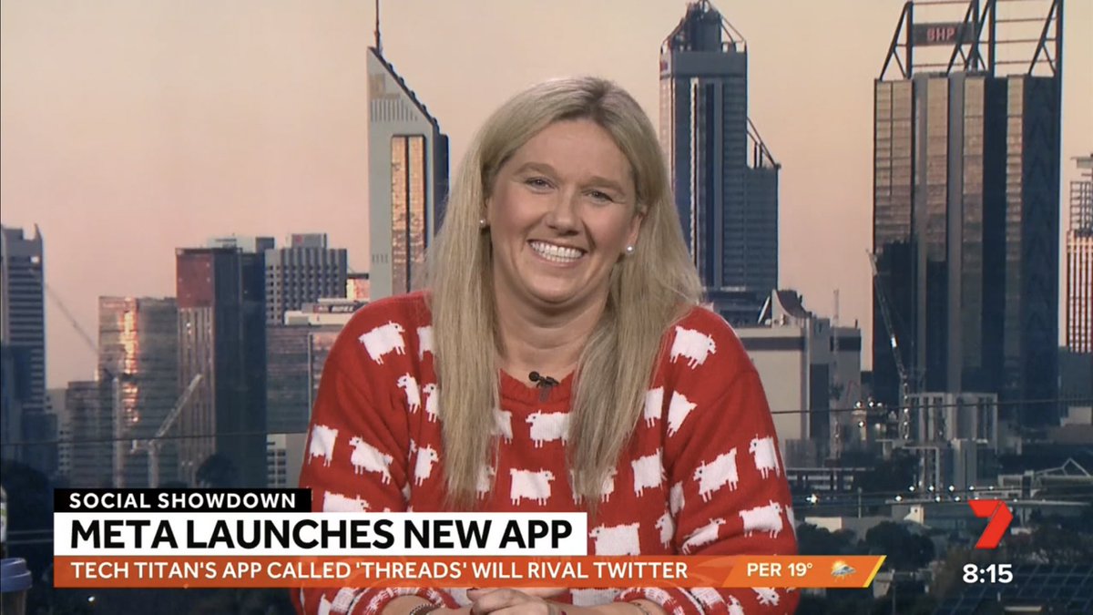 Great to be on <a href="/sunriseon7/">Sunrise</a> this morning chatting about the thing on everyone’s lips and fingertips.