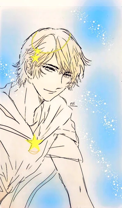 #パルマで星まつり#お星さまにお願いパ男子 凄く懐かしい画像が見つかったので。チアキ↓公式の衣装です 