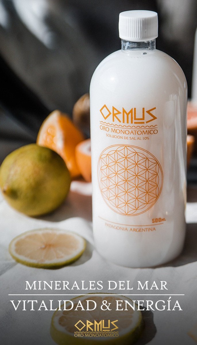 ormus_patagonia's tweet photo. #Ormus 💫 u oro monoatómico es una solución multimineral extraída de las sales del agua del océano. Es un superalimento que concentra decenas de minerales biodispensables como Calcio, Magnesio, Zinc, Fósforo, Potasio Hierro ... https://t.co/JOixgCGeFa #alquimia #aguademar https://t.co/TspLo4lo6k